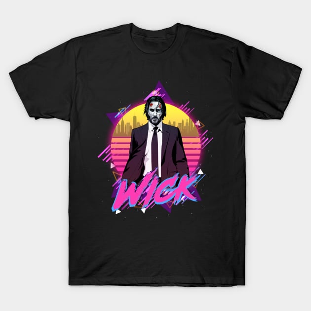 John Wick Retro T-Shirt by NotoriousMedia